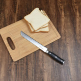 Fissman Bread Knife Epha Series Stainless Steel Black/Silver 20cm - 3 miniature