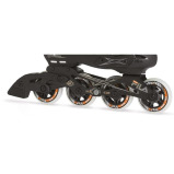 أحذية تزلج مضمنة MADAME Houdini أسود\/رمادي\/Salmon FILA skates، مقاس 6 - 4 miniature