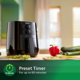 Philips Airfryer with Rapid Air Technology Black HD9200\/91 - 4 miniature