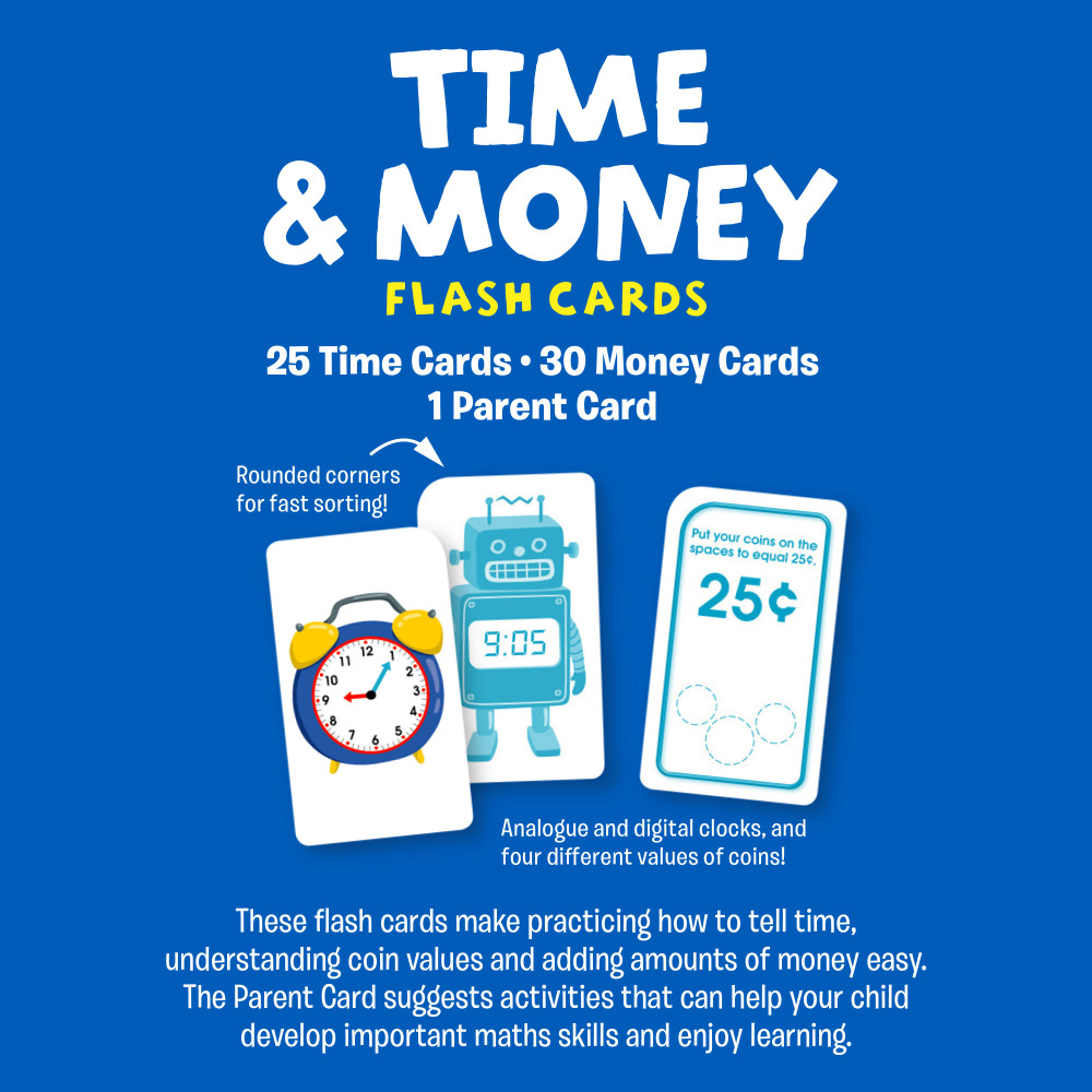 Hinkler School Zone Time \& Money Flash Cards - 4