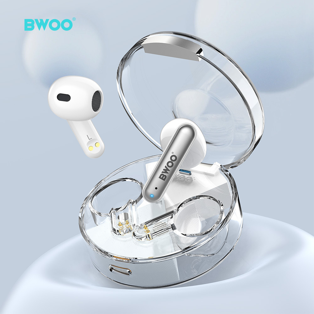 Bwoo Stereo Wireless Transparent Ear buds  - 4