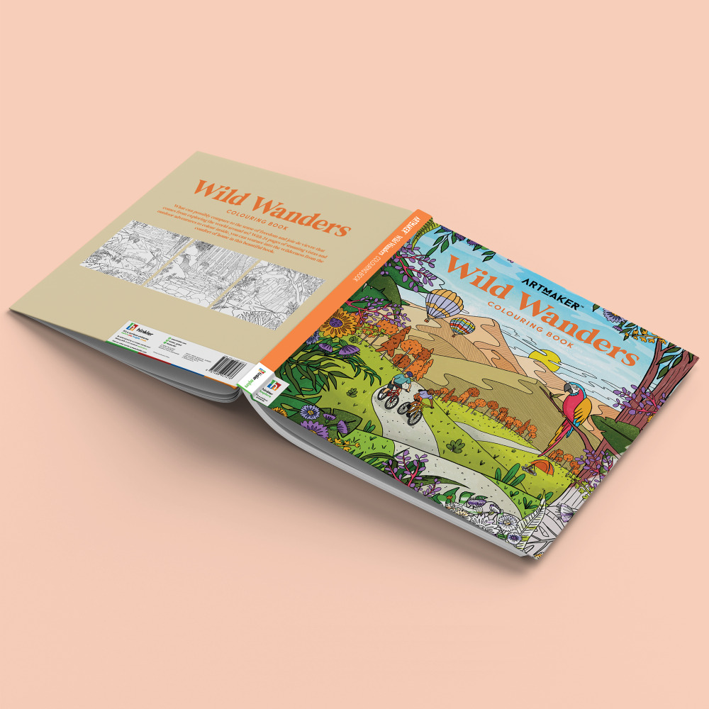 Книжка-Раскраска Hinkler Art Maker «Дикие Странствия» - 4