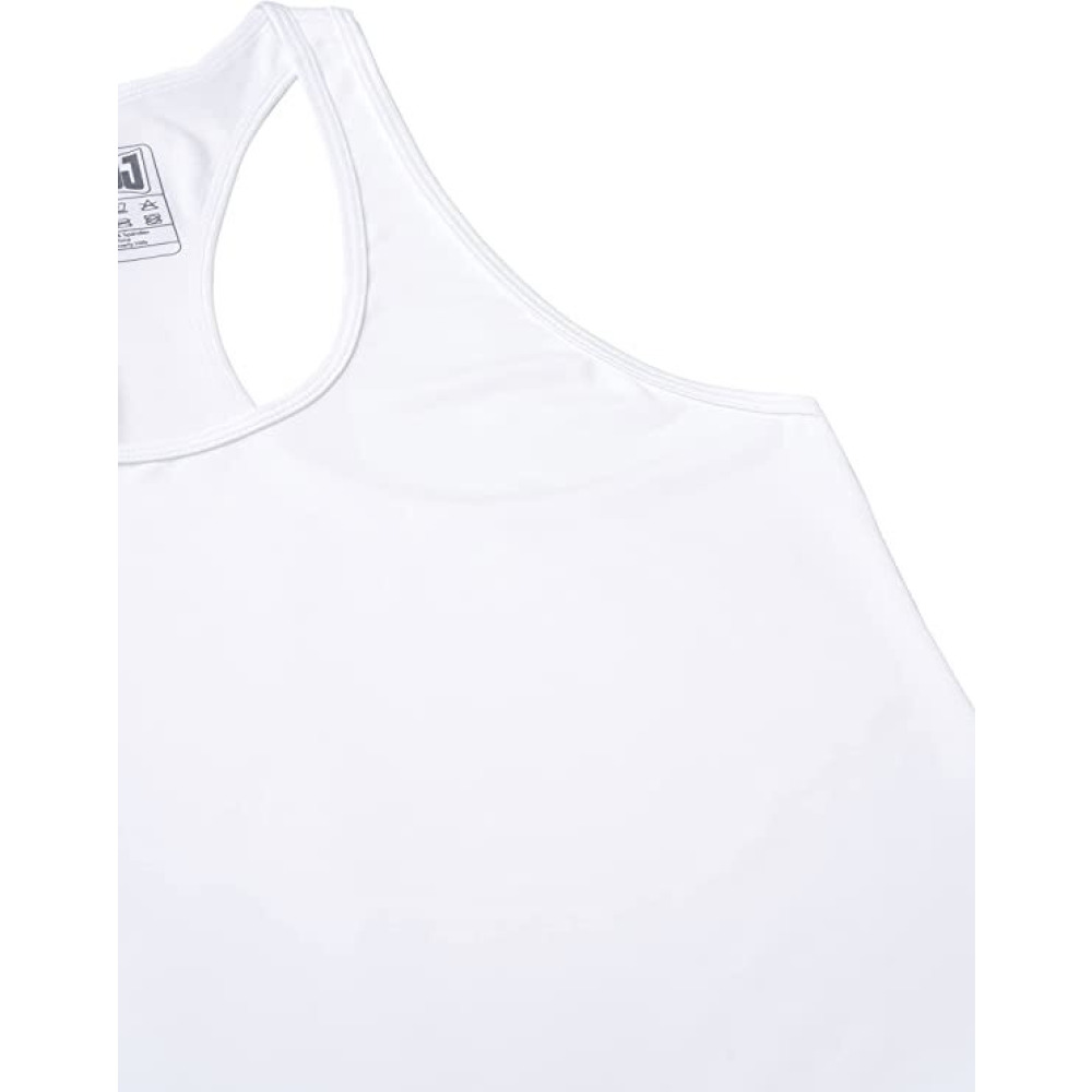 UAEJJ Top Tank for Men, White, size L - 4