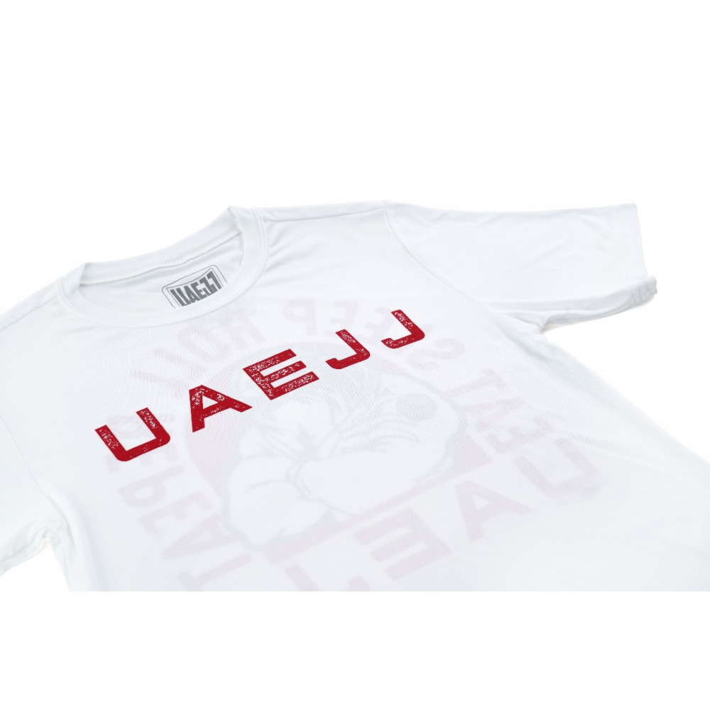 UAEJJ Jiu Jitsu Eat and Sleep Falcon T-Shirt, White, size S - 4