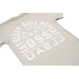 ФУТБОЛКА Uaejj Jiu Jitsu eat And SLEEP, СЕРАЯ, размер XL - 4 miniature