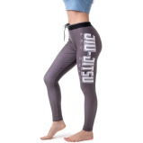 UAEJJ Jiu Jitsu Full Length Leggings for Women, Grey, size S - 4 miniature