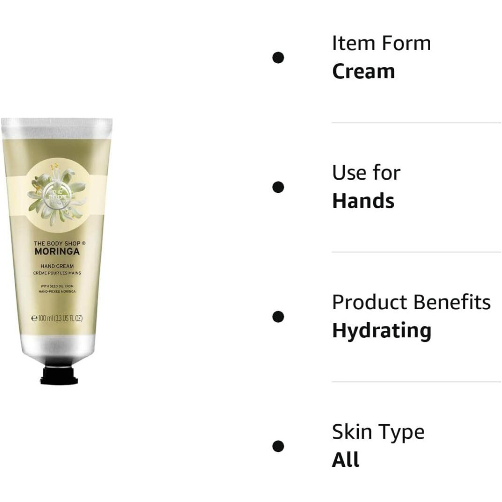 The Body Shop Moringa Hand Cream 100 ml - 4