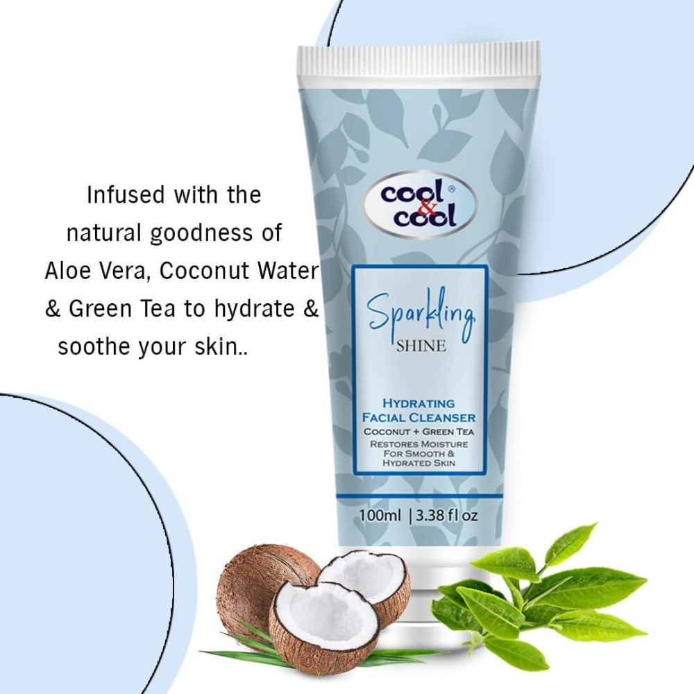 Cool & Cool Sparkling Shine Hydrating Facial Cleanser  100 ml - 4