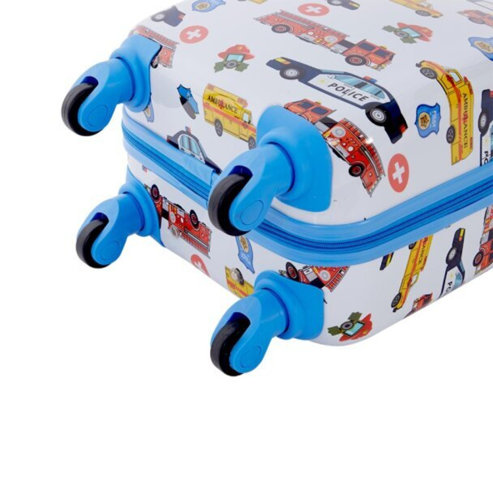 Travelers Club Kids Luggage With 360° 4 Wheel Spinner - First Responder - 4