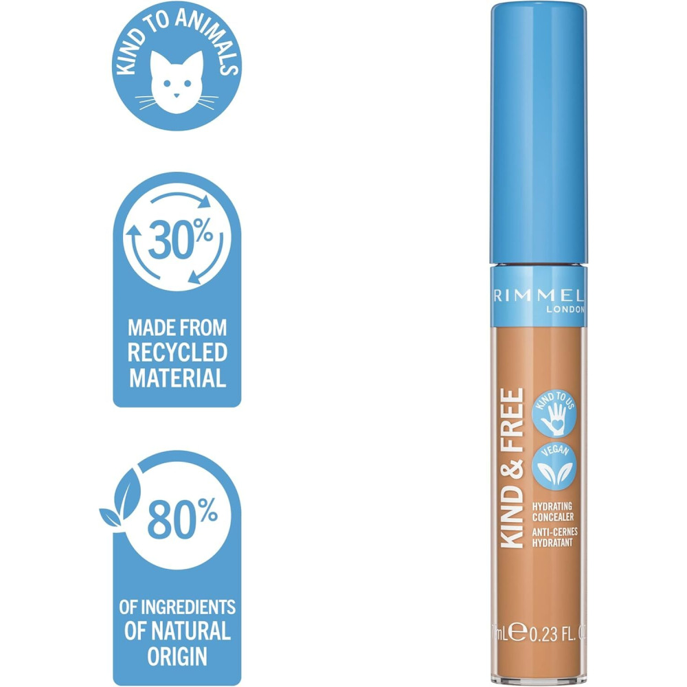 Rimmel Kind + Free 24H Hydrating Concealer, 020 Light, 7 ml - 4