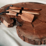 Nordico Wooden Cheese Board Set, Irregular shape - 4 miniature