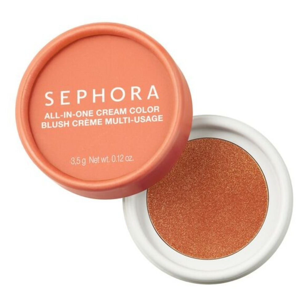 SEPHORA COLLECTION All-In-One Cream Color - Natural Healthy Glow + Anti-Dull Complexion Effect 04 Daring Tangerine (3.5g) - 1
