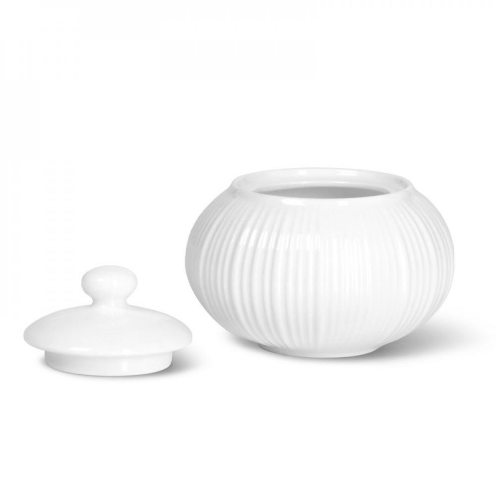 Fissman Sugar Bowl ELEGANCE WHITE 250ml (Porcelain) - 2
