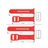 Perfii Flatpin Silicone Replacement Band For Apple Watch 41, 40, 38 mm Series 8/7/6/5/4 SE - 3 miniature