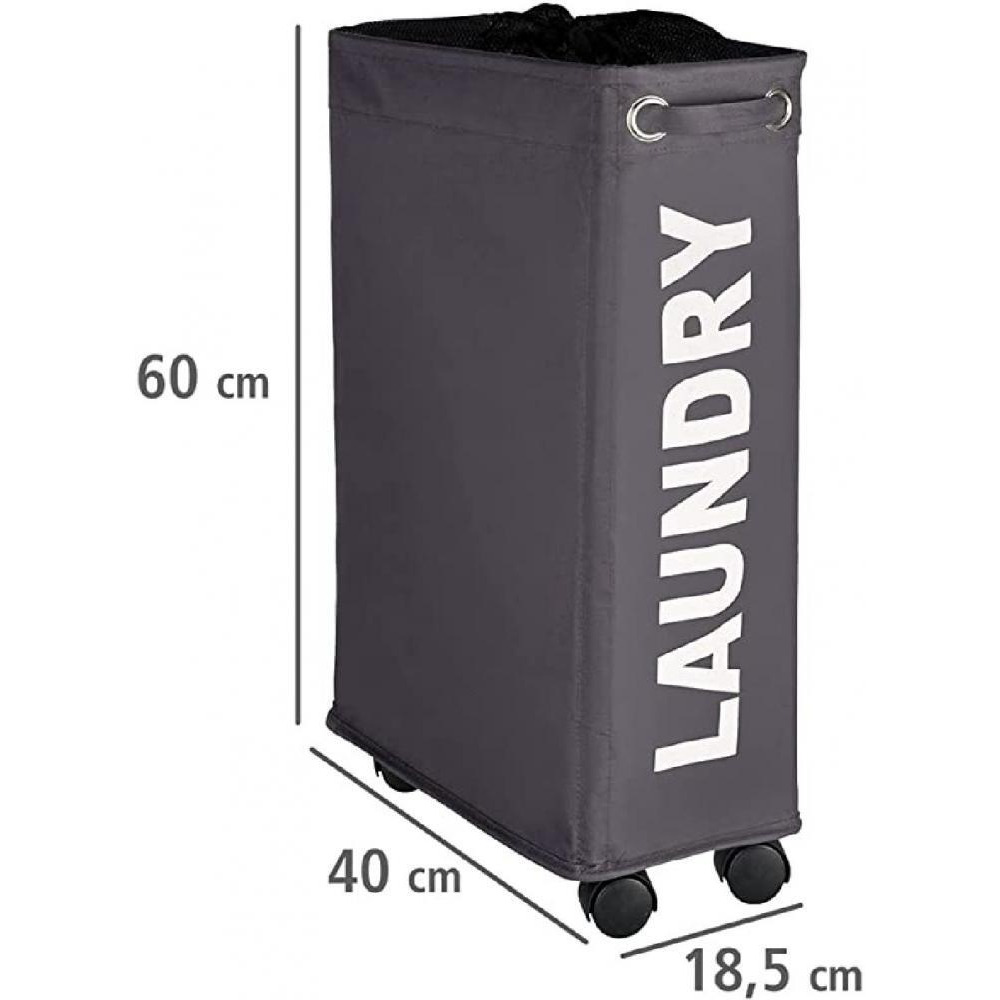 Wenko Laundry Bin Corno Grey - 2