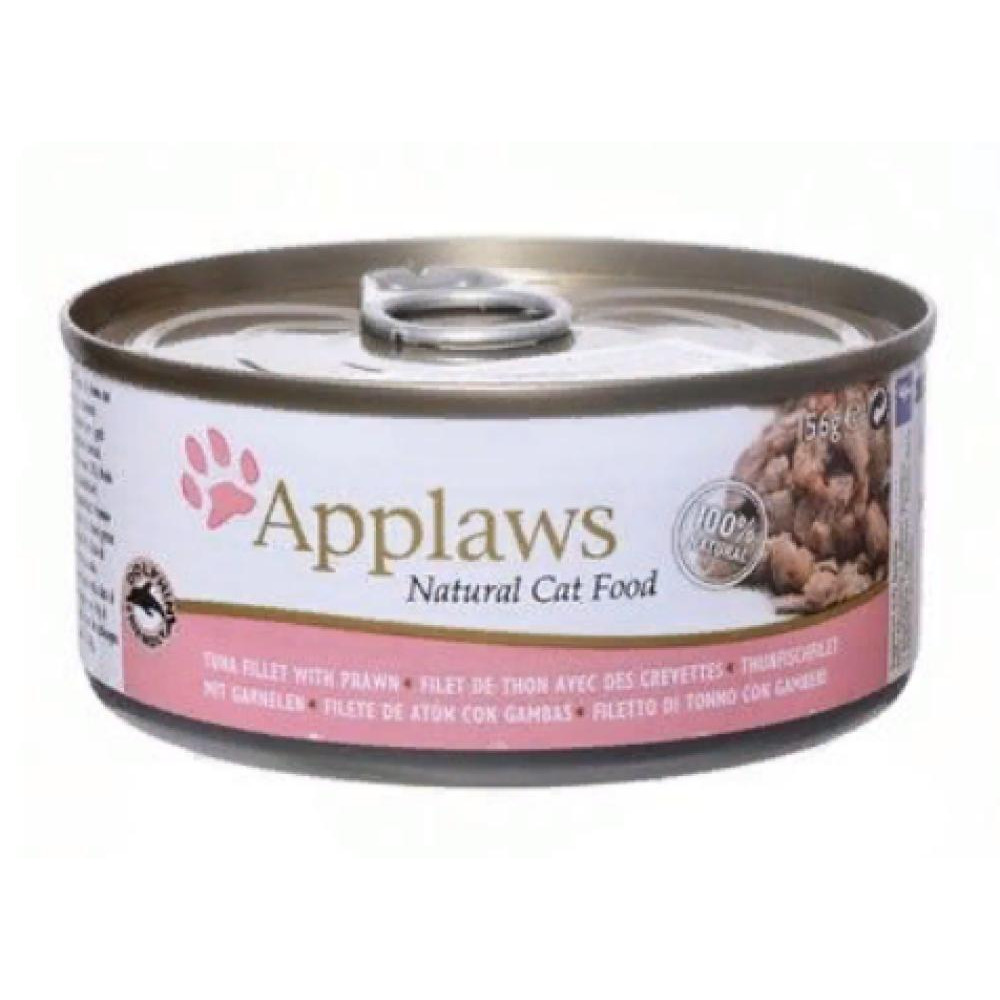 Applaws Natural Wet Cat Food Tuna Fillet with Prawns - 1