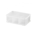 صندوق تخزين ضحل بغطاء صغير الحجم من Pearl Life مزود بفواصل - 1 miniature
