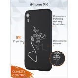 غطاء واقٍ لهاتف apple Iphone xr للوجه والزهور أبيض - 2 miniature
