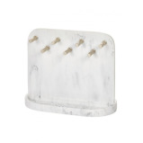 Органайзер для Украшений Inter Design Dakota Из Белого мраморного атласа - 1 miniature