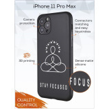 Protective Case Cover for Apple iPhone 11 Pro Max Stay focused - 2 miniature