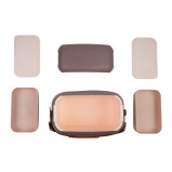 Polarbox 6 Liters Urban Cooler Bag with 2 Containers Matcha Mauve Gold Lunch Box  thermal cooler box  Ice Box, PB- 9347 - 6 miniature