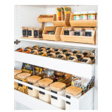 Маленький Бамбуковый Штабелируемый Органайзер Little Storage, маленький - 7 miniature