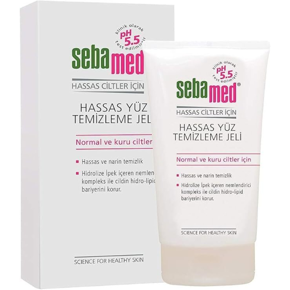 SEBAMED, Facial cleanser, For normal and dry skin, 150 ml - 1
