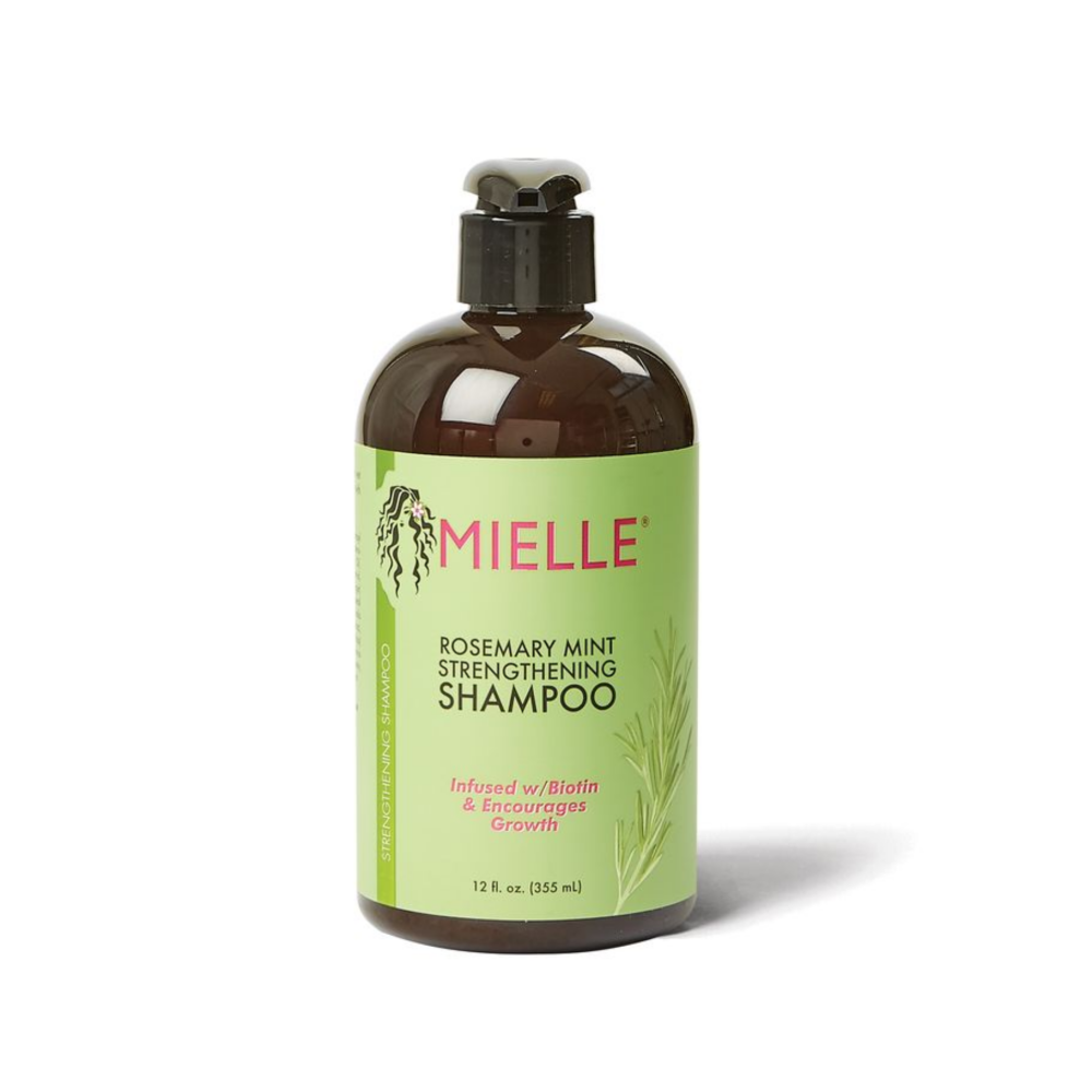 Укрепляющий Шампунь Mielle Organics Rosemary Mint С биотином ОЧИЩАЕТ И укрепляет Слабые И Ломкие волосы. - 3