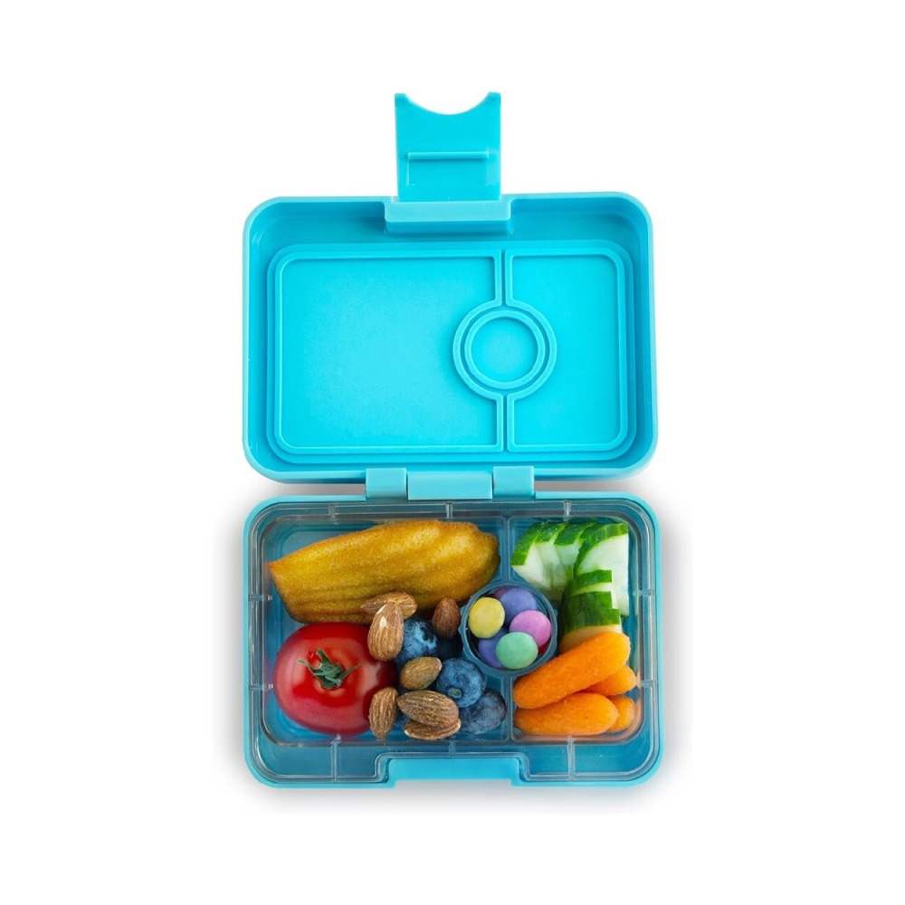 Yumbox Snack 3-Compartment Snack Box Blue - 4