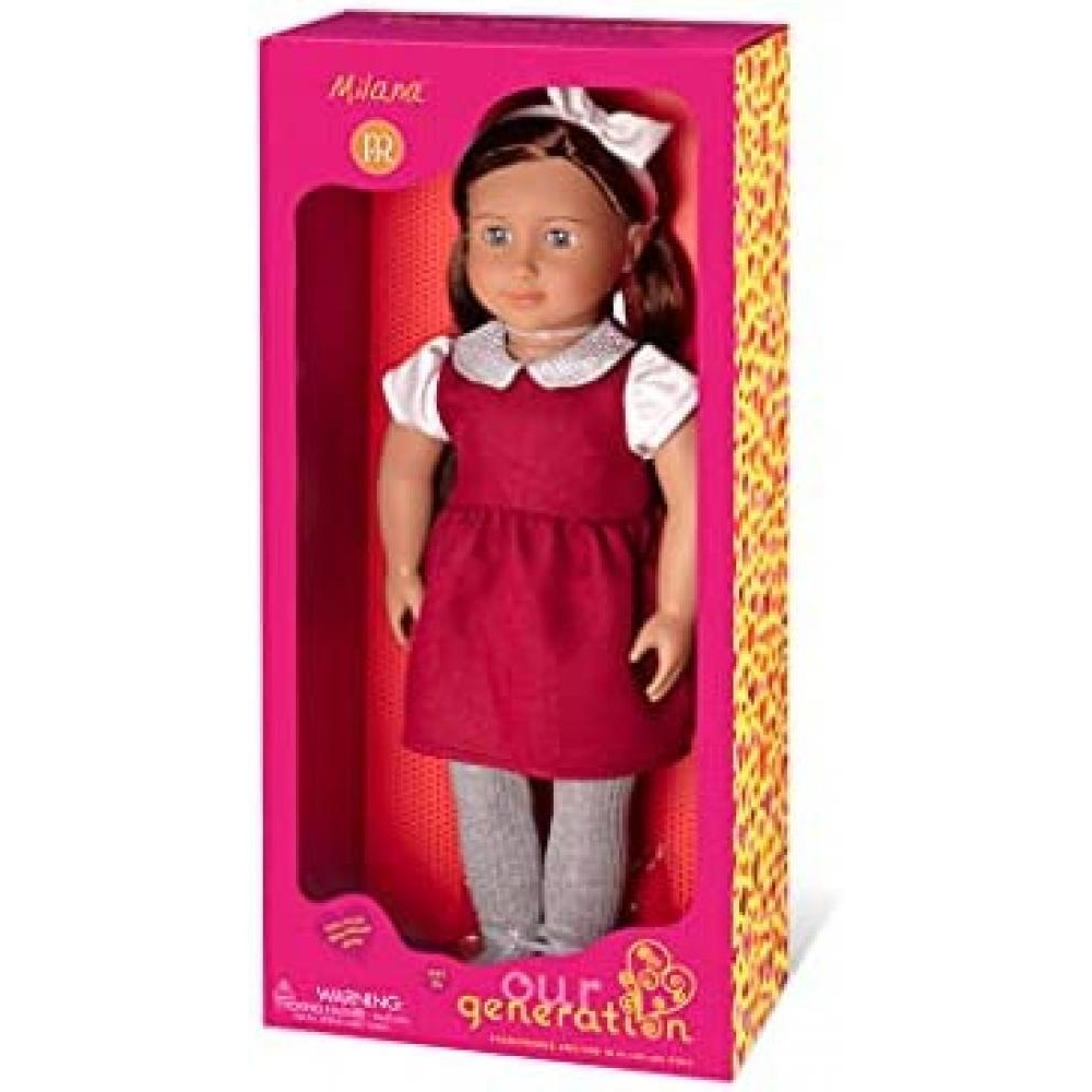 Doll w/ Sparkly Collar, Milana - 4