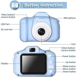 كاميرا Genius Yunsye Kids CAMERA 1080P للأطفال الأطفال كاميرات فيديو رقمية للبنات هدايا عيد ميلاد من 3 إلى 12 سنة (أزرق) - 7 miniature