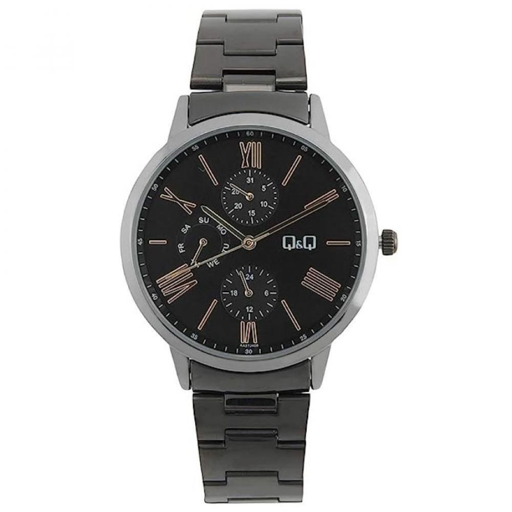Q\&Q Analog Black Dial Women's Watch-AA37J408Y - 1