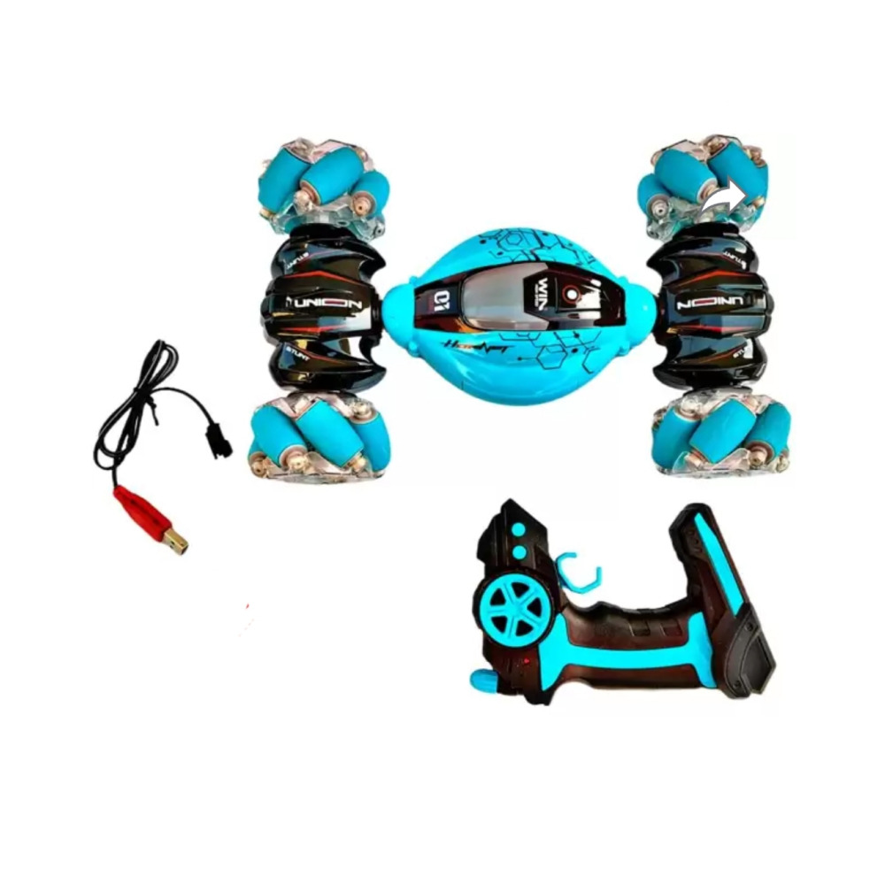 Aadilfull Пульт Дистанционного УПРАВЛЕНИЯ 2,4G, ДВУХСТОРОННЯЯ Машинка Для трюков с вращением - 2