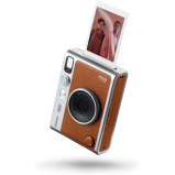 Fujifilm Instax Mini EVO Brown Instant Camera Bundle with 2X Mini Twin Pack Instant Film - 3 miniature