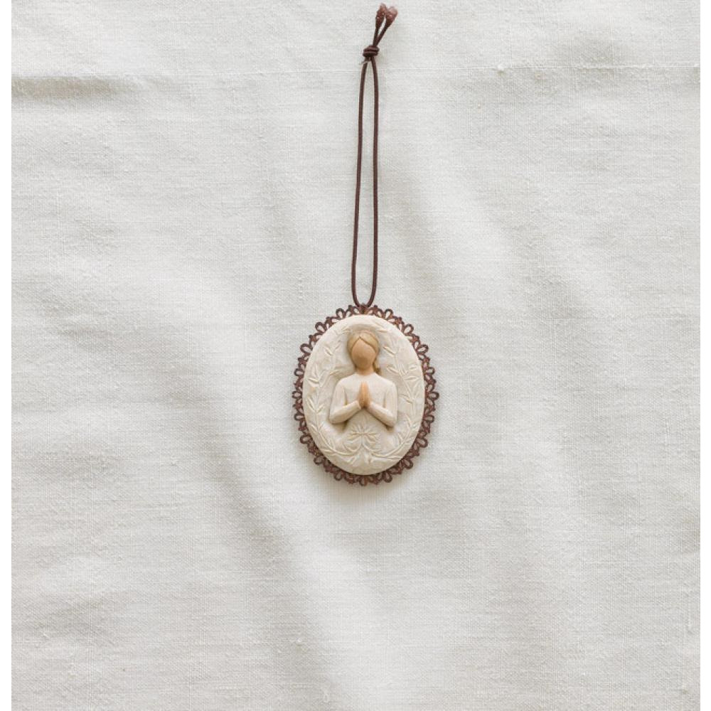 Willow Tree -A Tree, A Prayer Metal-Edged Ornament Figurine - 1