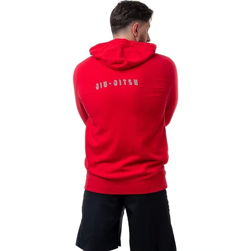 Толстовка ОАЭ Jiu-Jitsu Falcon WING, КРАСНАЯ, размер XXL - 5