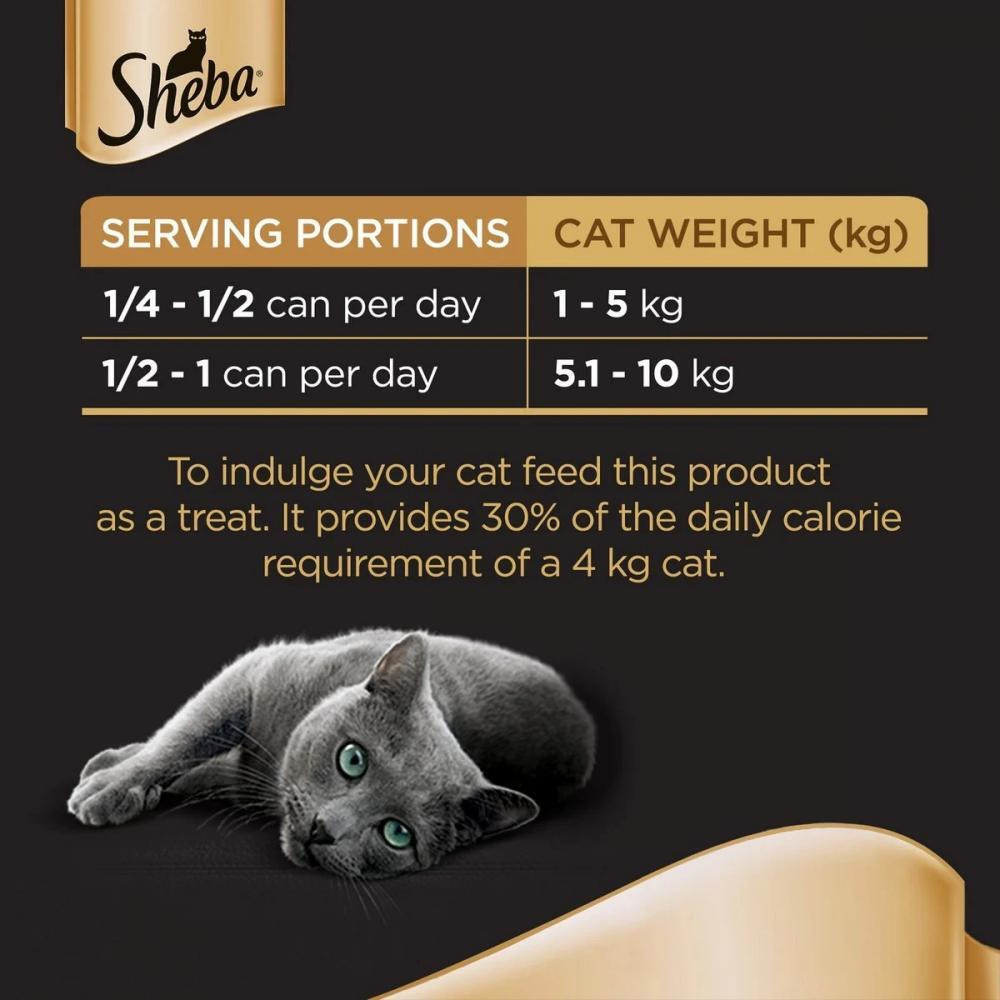 Sheba / Tuna and salmon in gravy, 5+1-pack, 3 oz (85 g) x 6 - 4