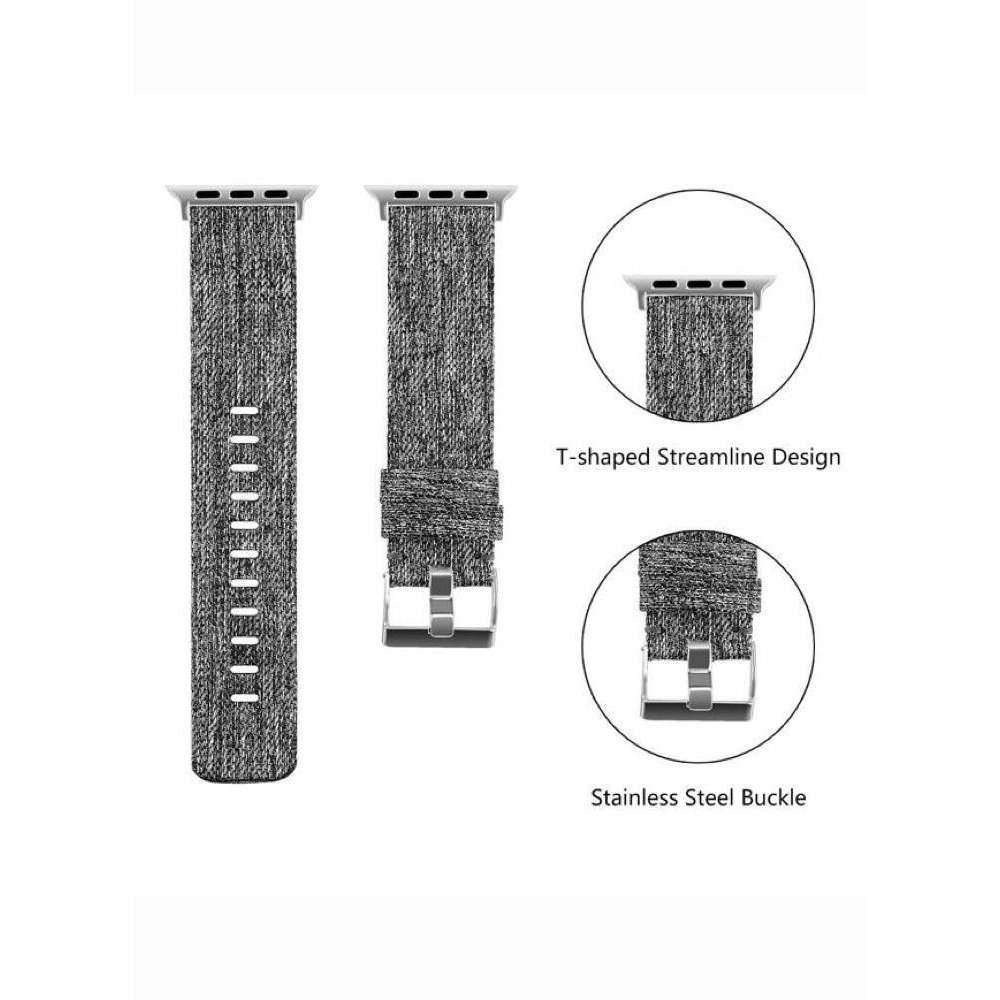 Perfii Fabric Replacement Band For Apple Watch 41/40/38mm Series 8/7/6/5/4/SE - 2