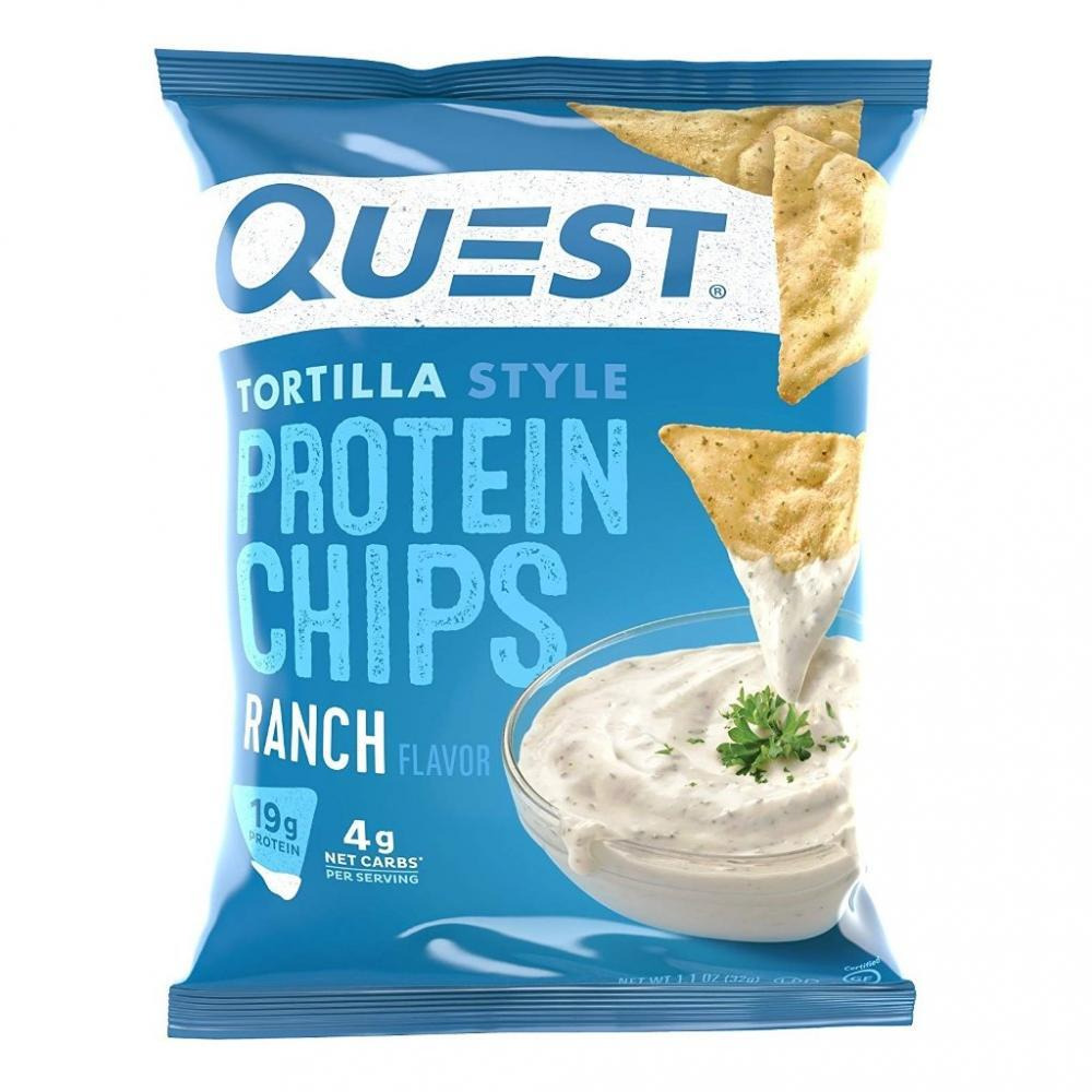 Ranch Tortilla Style Protein Chips 32g - 1