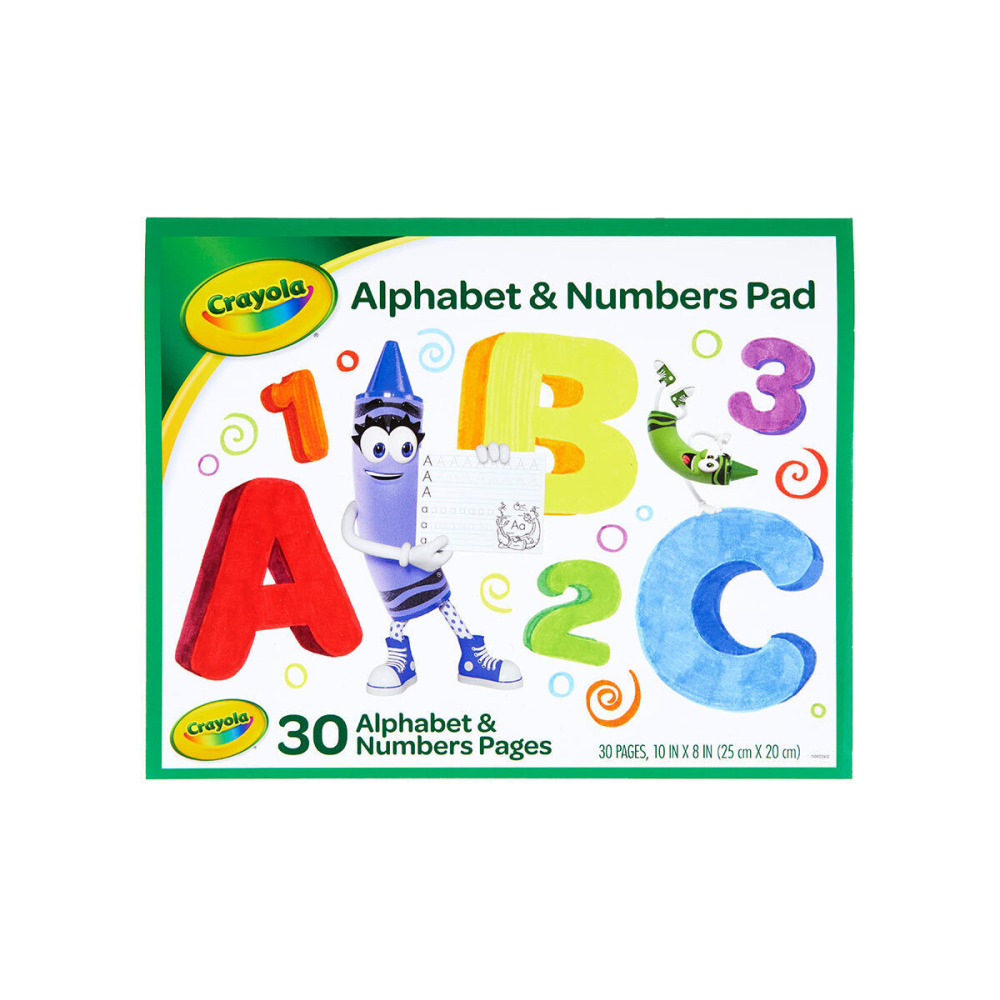 Pad Crayola Alphabet & Numbers, 30 pages - 1