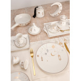 Rosa Farha Coffee Set 6 pcs Suitable Ramadan and Eid Decoration \& CelebrationPerfect Festive Gift for Home Decoration in Ramadan, Eid, Birthdays, Wed - 2 miniature