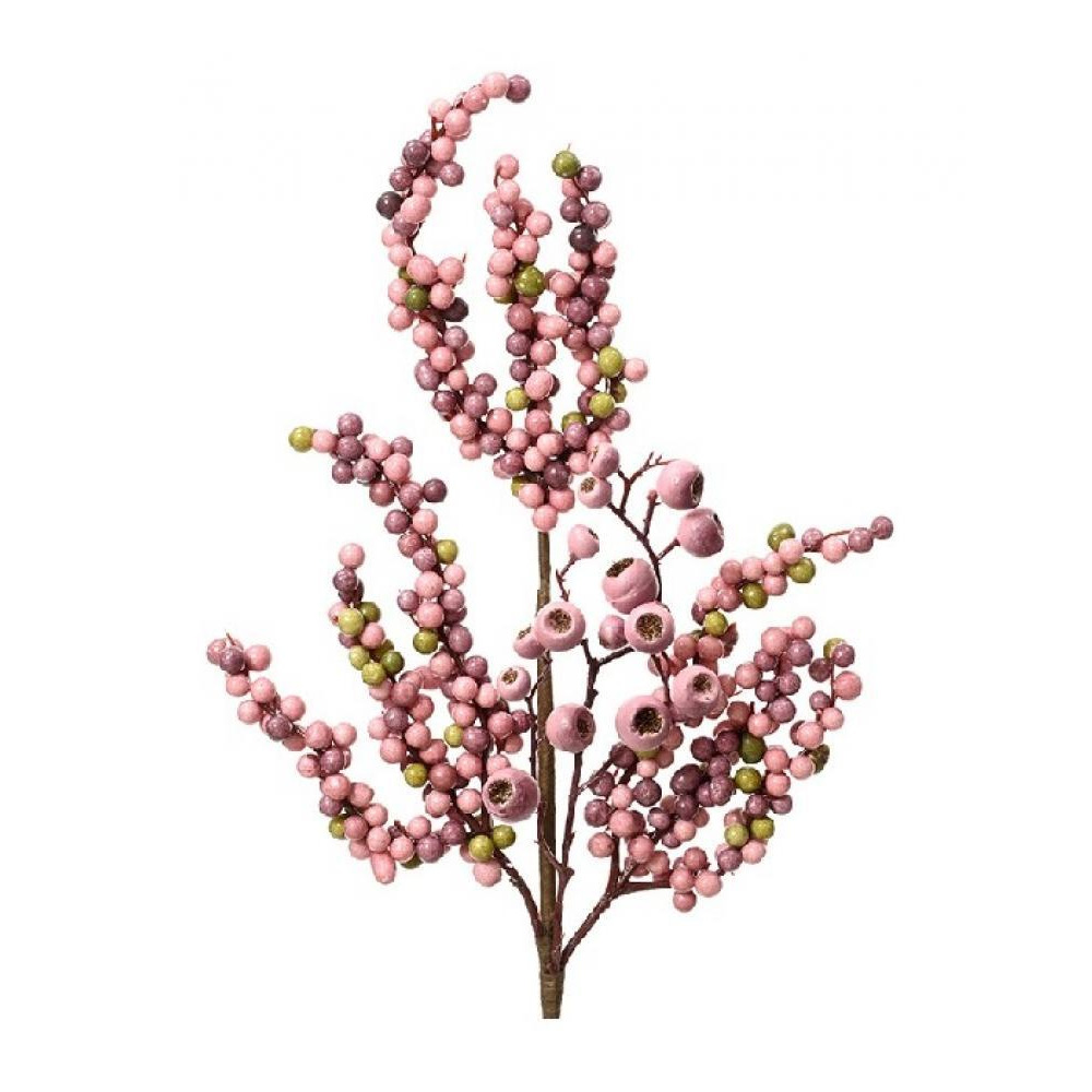 Kaemingk Decoris Spray Foam Foam Berries Pink - 1