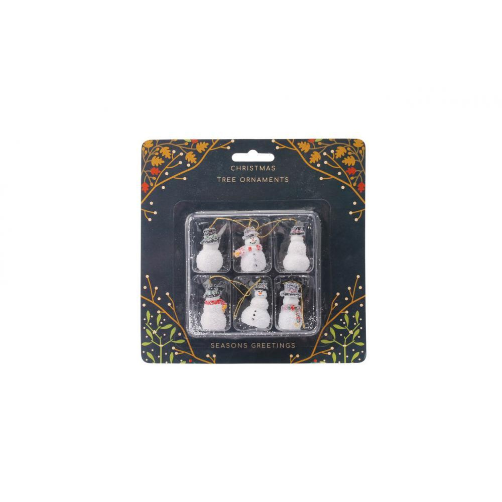 Snowman Tree Ornaments Pack - 1