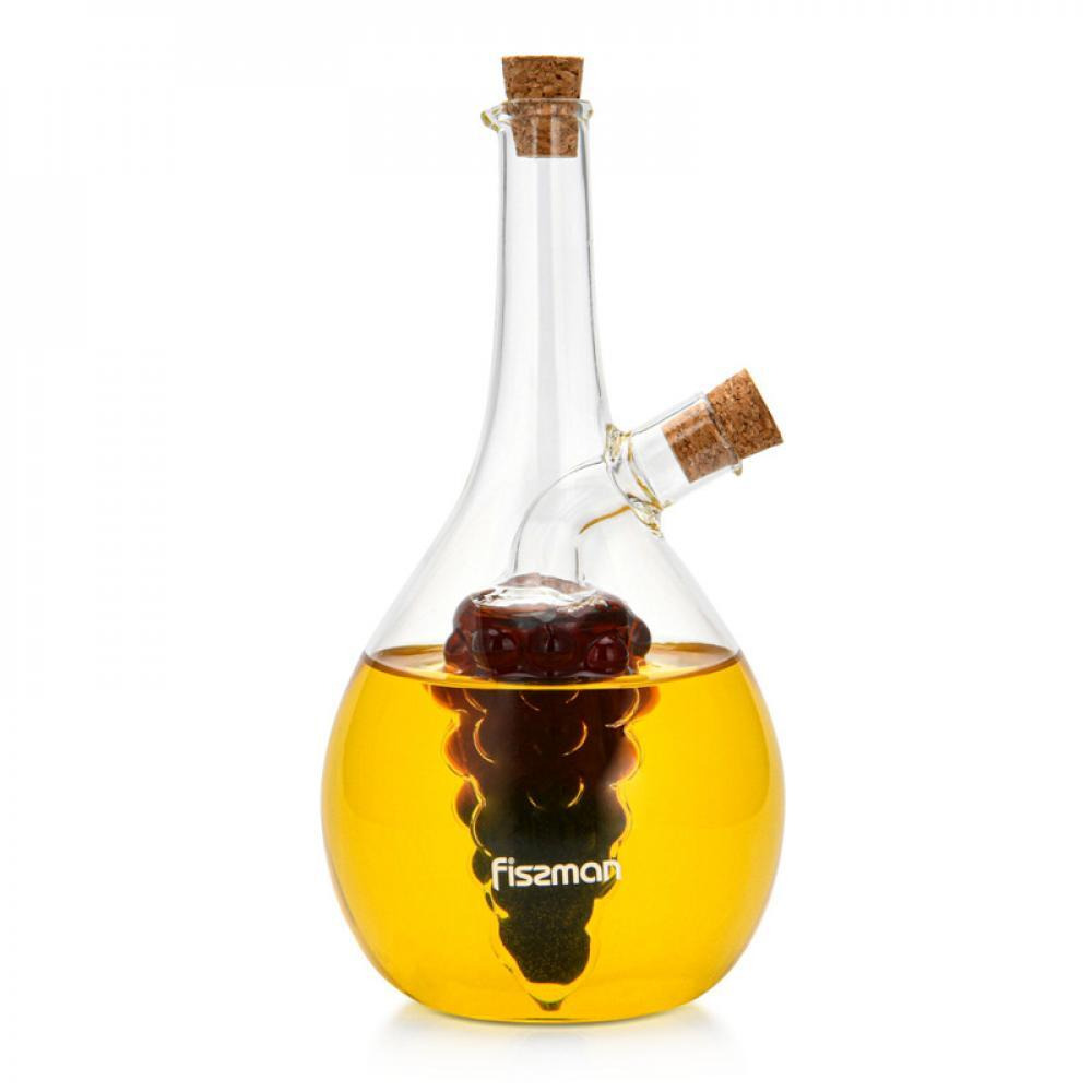 Fissman Oil & Vinegar Bottle 40/450ml 2-In-1 (Borosilicate Glass) - 1