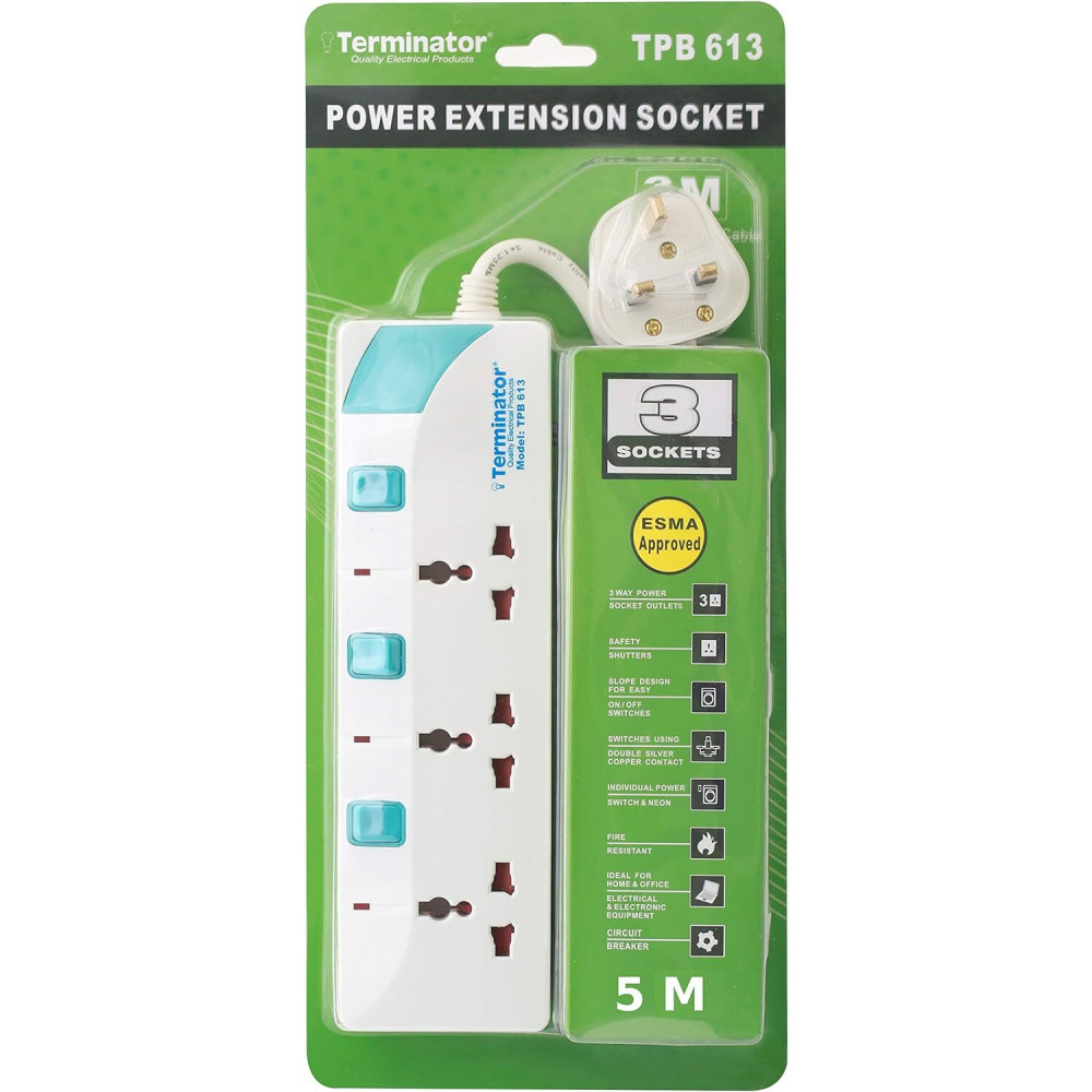 Удлинитель 3G/5M TPB613-5M Универсальный Разъем-Терминатор - 1