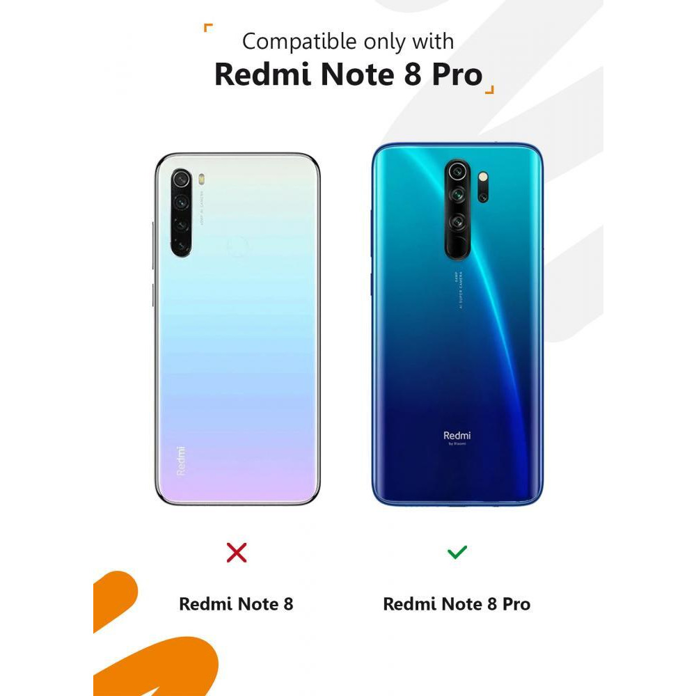 for Redmi Note 8 Pro Case, Shockproof Protective Phone Case for Redmi Note 8 Pro, with MTV Spaceman Pattern - 5