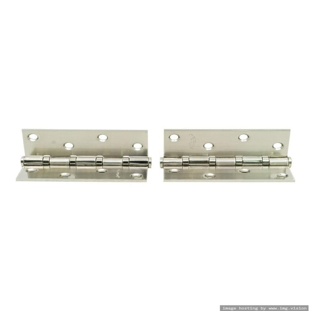 Homesmiths Bearing Hinges 4 inch Chrome Plated - 3