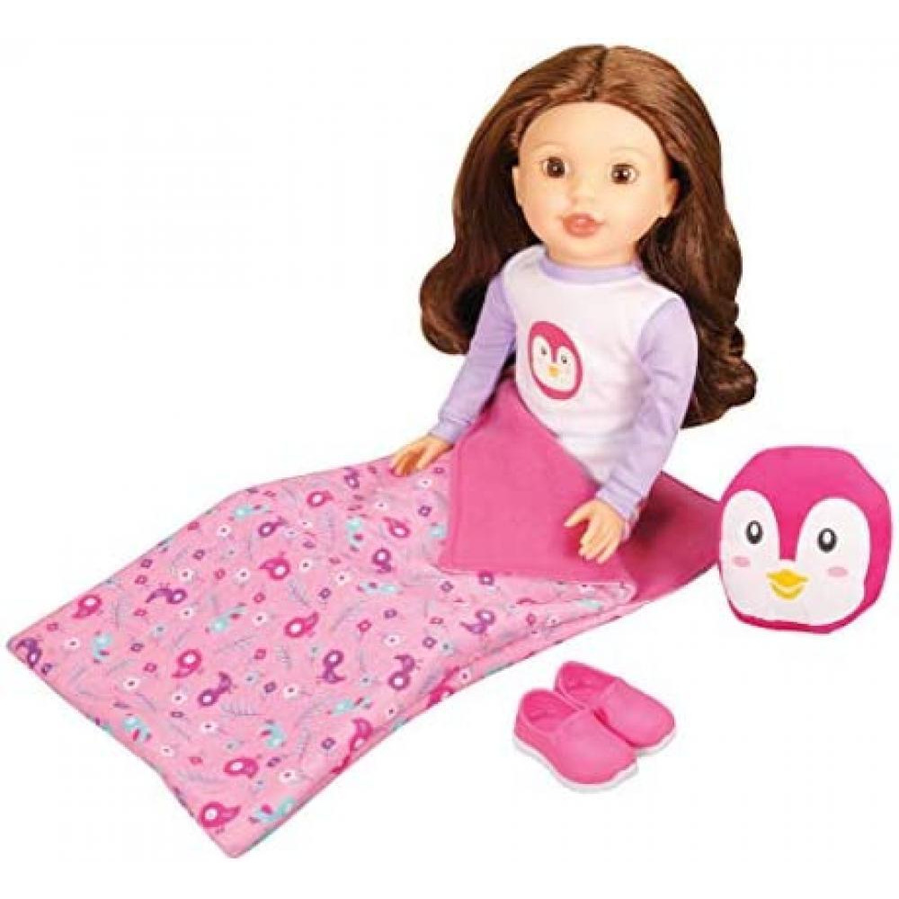 Lotus Soft Bodied Girl Doll Serena Sleepover Set, Multi-Colour, 15”/38cm, Lt15025 - 1