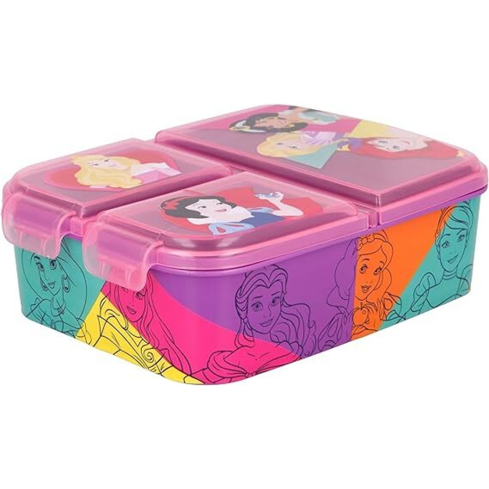 Stor Multi Compartment Sandwich Box Princess Bright \& Bold - 4