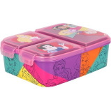 Stor Multi Compartment Sandwich Box Princess Bright \& Bold - 4 miniature